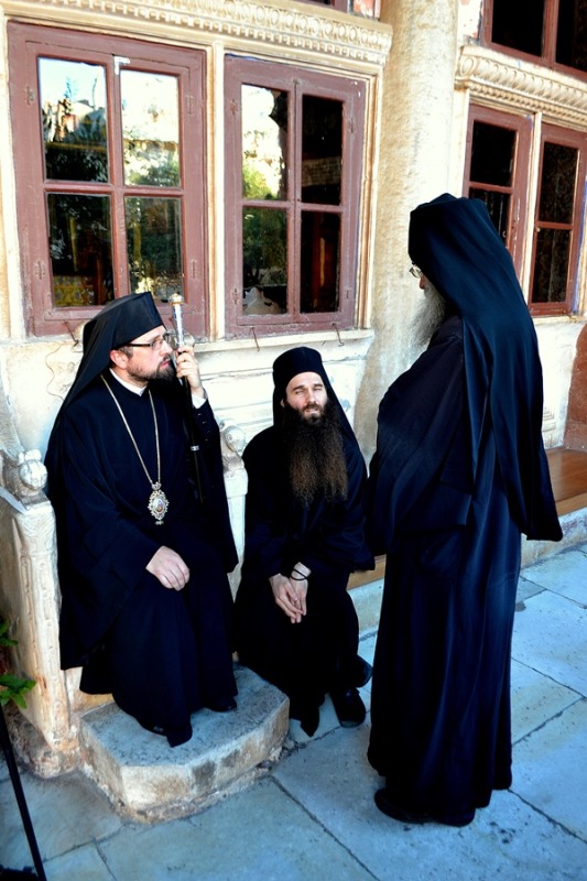Liturgia w monasterze Watopedi