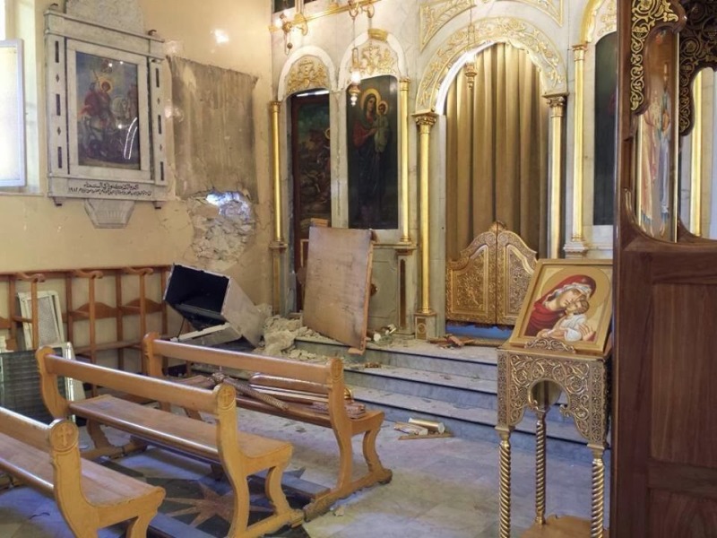 Atak na największą chrześcijańską dzielnicę w Damaszku