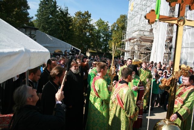 Poświęcenie krzyża w monasterze św. Jerzego