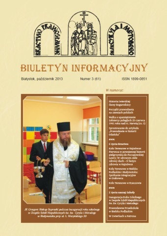 Nowy Biuletyn Informacyjny Bractwa Prawosławnego św. św. Cyryla i Metodego
