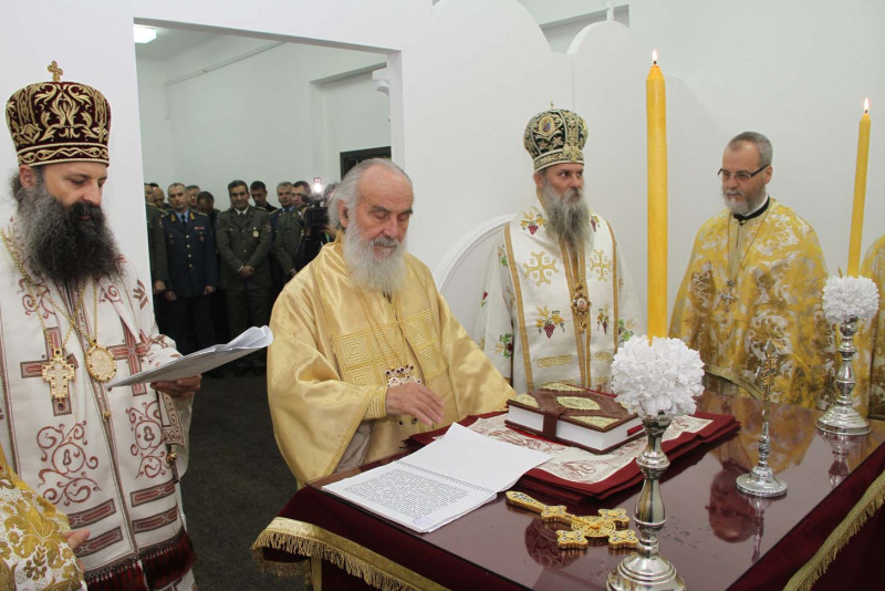 Poświęcono kaplicę sztabu generalnego Serbskiego Wojska
