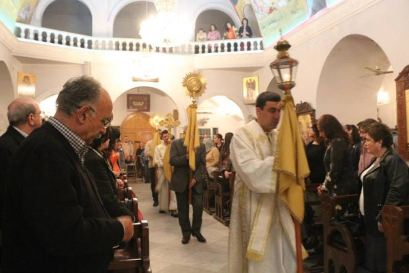 Obchody świętych Barbary i Jana Damasceńskiego w Tartus (Syria)