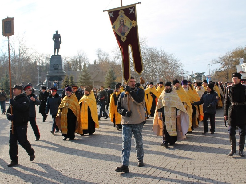 Uroczyste obchody święta apostoła Andrzeja w Sewastopolu