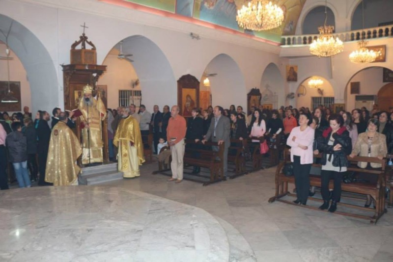 Obchody świętych Barbary i Jana Damasceńskiego w Tartus (Syria)
