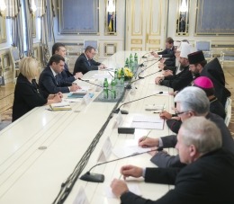 Ukraina: Spotkanie Rady Kościołów i Religii z prezydentem