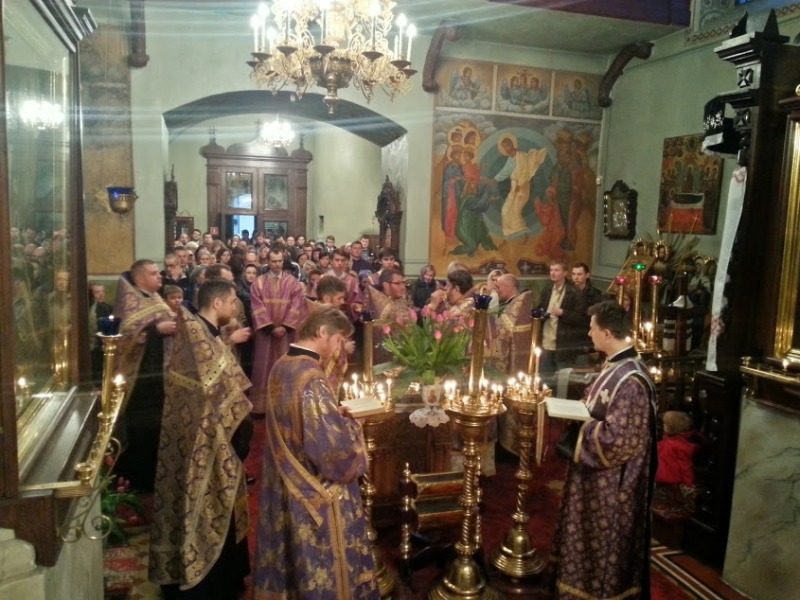 Sakrament chorych w lubelskiej cerkwi katedralnej