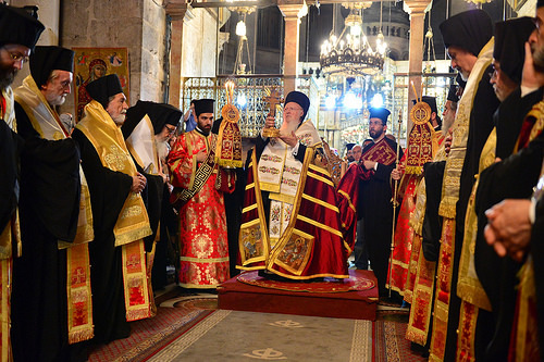 Patriarcha Bartłomiej w Ziemi Świętej