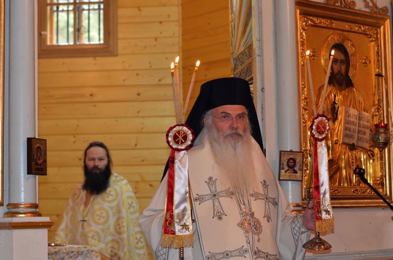 Wizyta metropolity Nikolaosa (Chatzinikolaou) w monasterze w Sakach