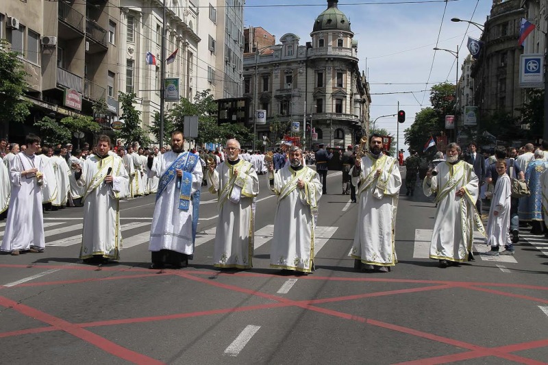 Obchody święta patronalnego stolicy Serbii