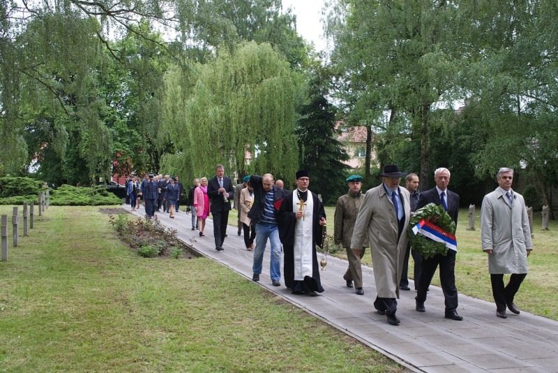 Uroczystości ku czci serbskich żołnierzy