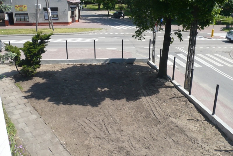 Remont ogrodzenia parafii w Wołominie