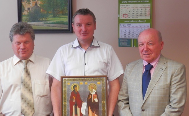 Spotkanie Przewodniczącego Bractwa z Burmistrzem Bielska Podlaskiego