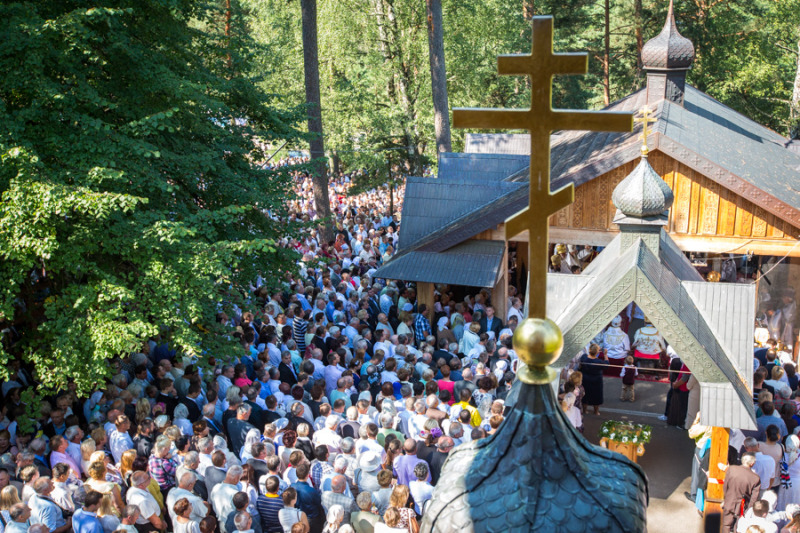 Uroczystości ku czci Przemienienia Pańskiego na Świętej Górze Grabarce