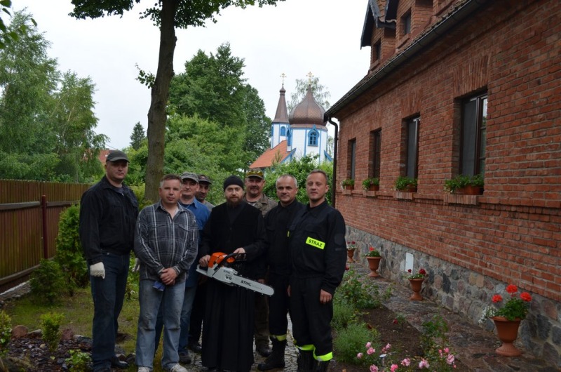 Strażacy z Podlasia w Wojnowie