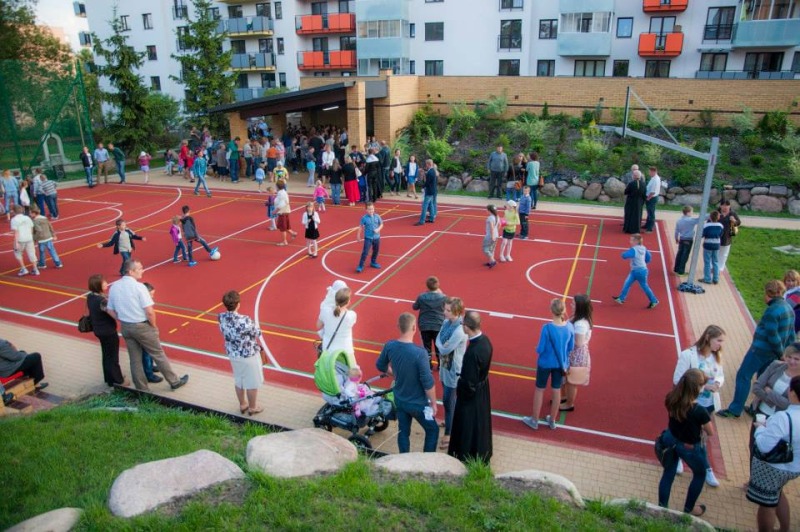 Molebien z okazji nowego roku szkolnego na Antoniuku