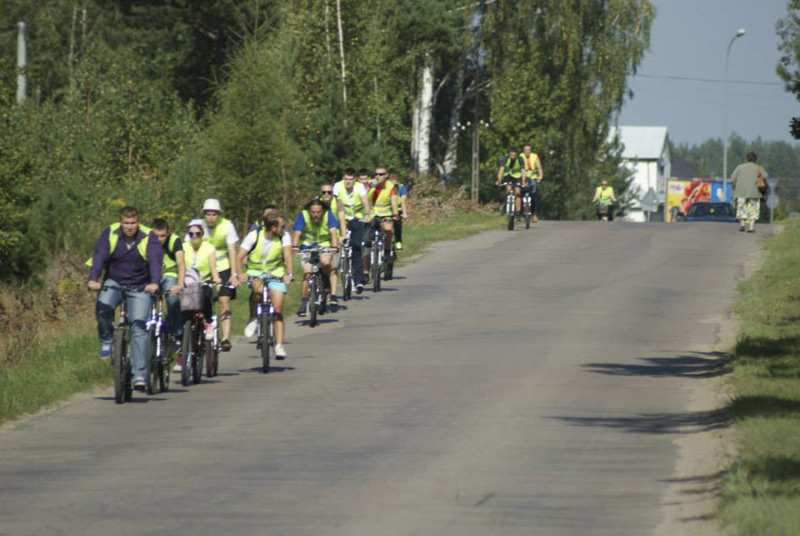 Pielgrzymka rowerowa do skitu w Odrynkach