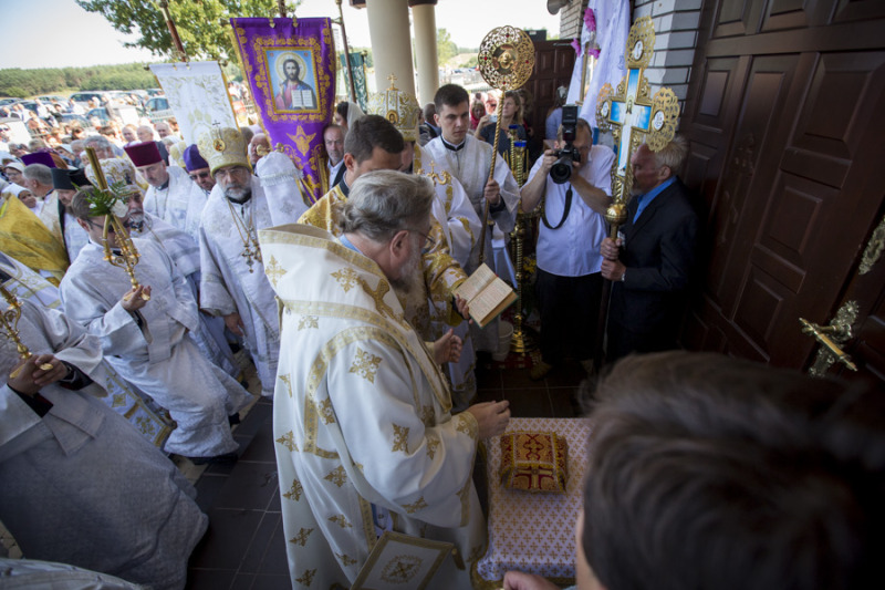 Wyświęcenie cerkwi w Słochach Annopolskich