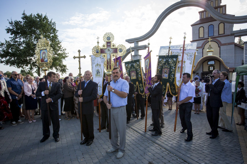 Wyświęcenie cerkwi w Słochach Annopolskich