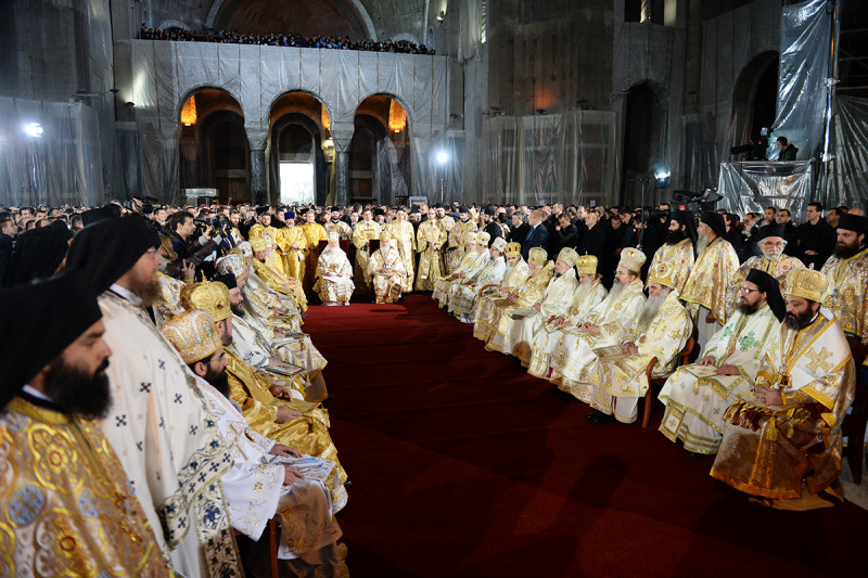 Patriarchowie Ireneusz i Cyryl sprawowali Liturgię w cerkwi św. Sawy