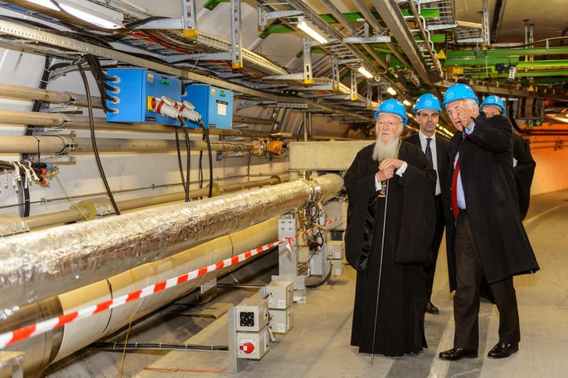 Patriarcha Bartłomiej w ośrodku badań jądrowych CERN