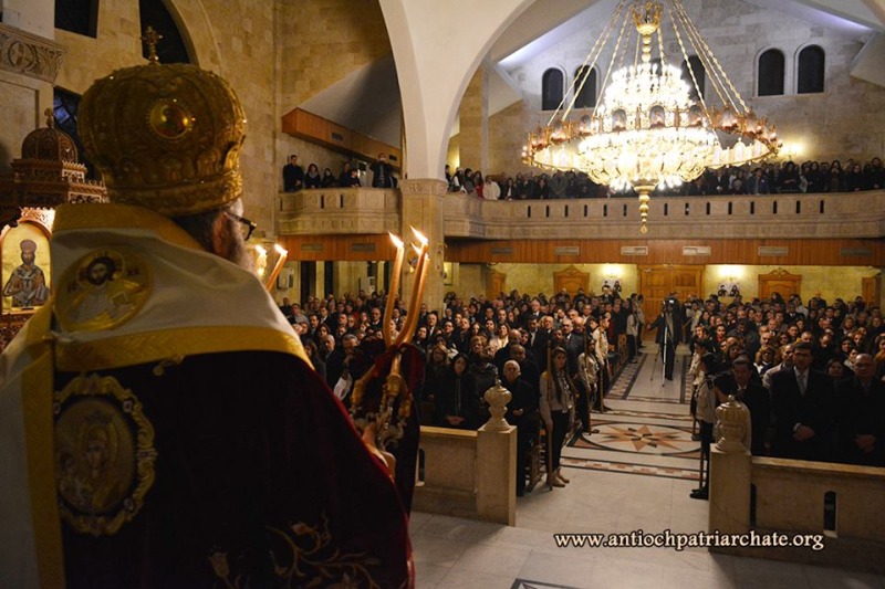Nabożeństwa Bożego Narodzenia w Aleppo pod przewodnictwem patriarchy Jana