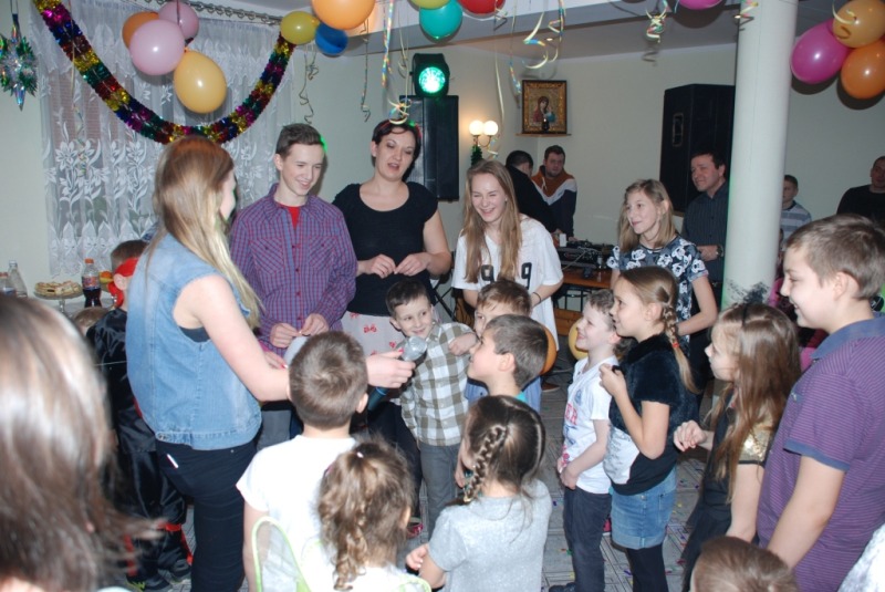 Zabawa choinkowa w parafii pw. św. Dymitra w Hajnówce