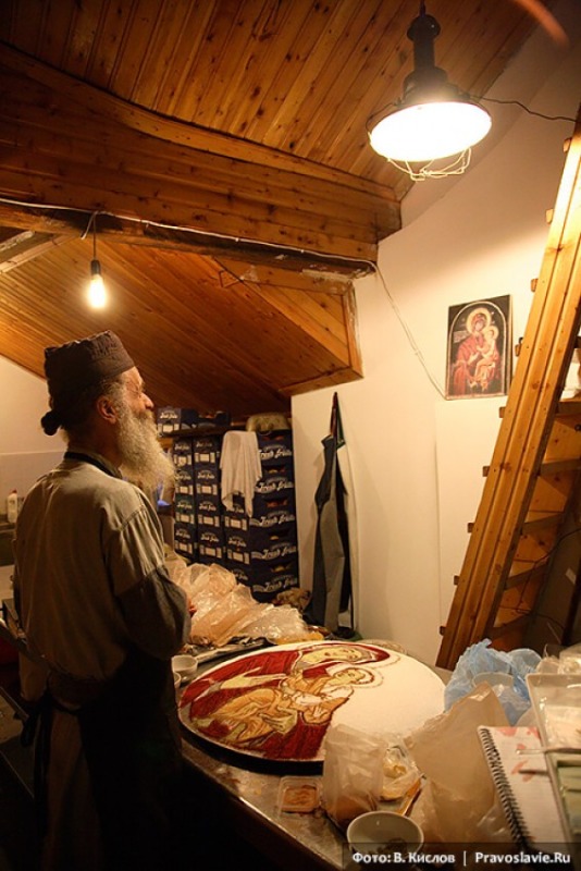 Monasterskie prace na Athosie