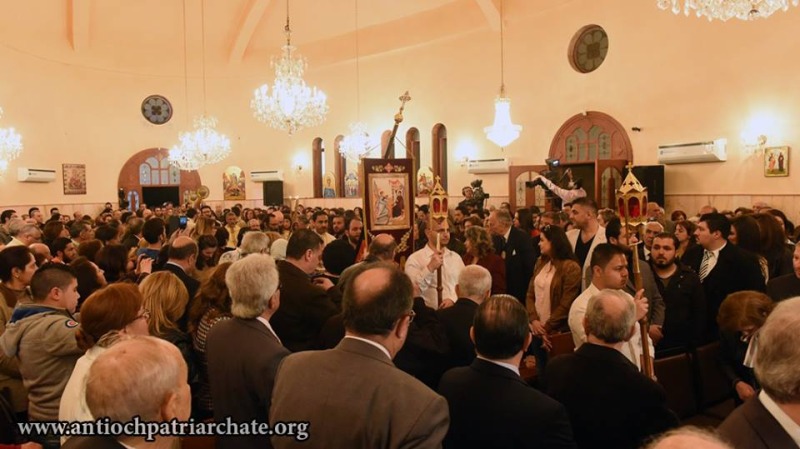 Wyświęcenie nowej cerkwi w stolicy Syrii