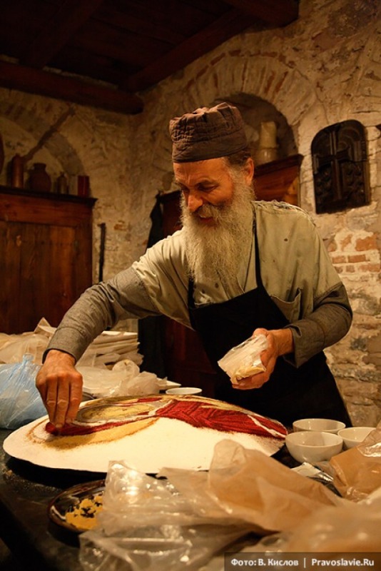 Monasterskie prace na Athosie