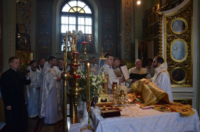 Święcenia kapłańskie protodiakona Piotra Borowika