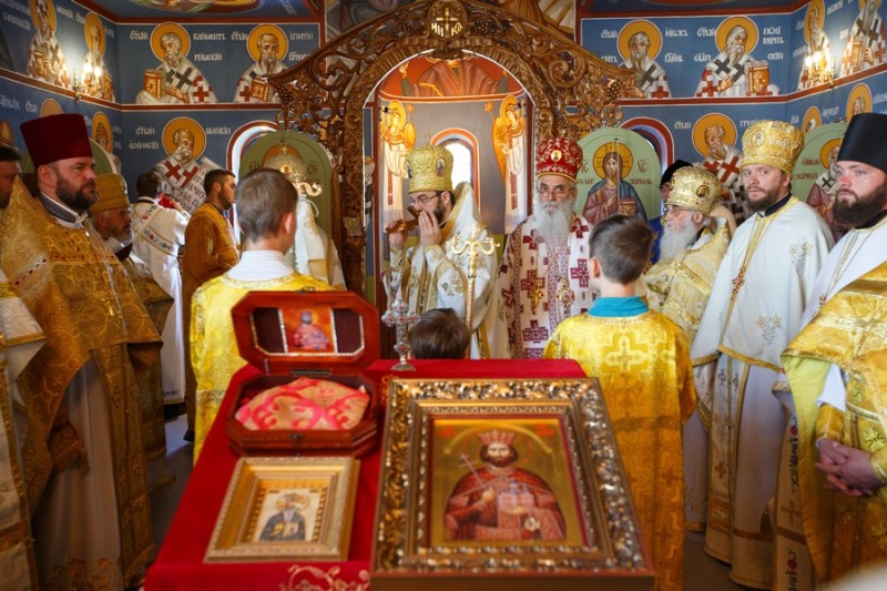 Poświęcenie cerkwi św. Mikołaja Serbskiego