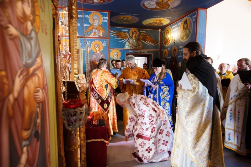 Poświęcenie cerkwi św. Mikołaja Serbskiego