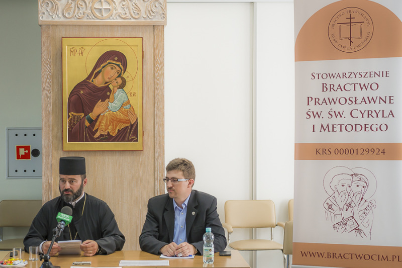 Konferencja prasowa dotycząca przybycia relikwii św. Spirydona