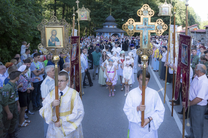 Uroczystości ku czci Przemienienia Pańskiego na Świętej Górze Grabarce