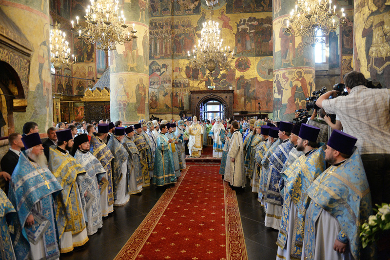 Wizyta patriarchy aleksandryjskiego Teodora II w Rosji