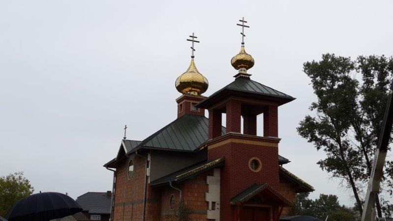 Poświęcenie krzyży w Zbuczu