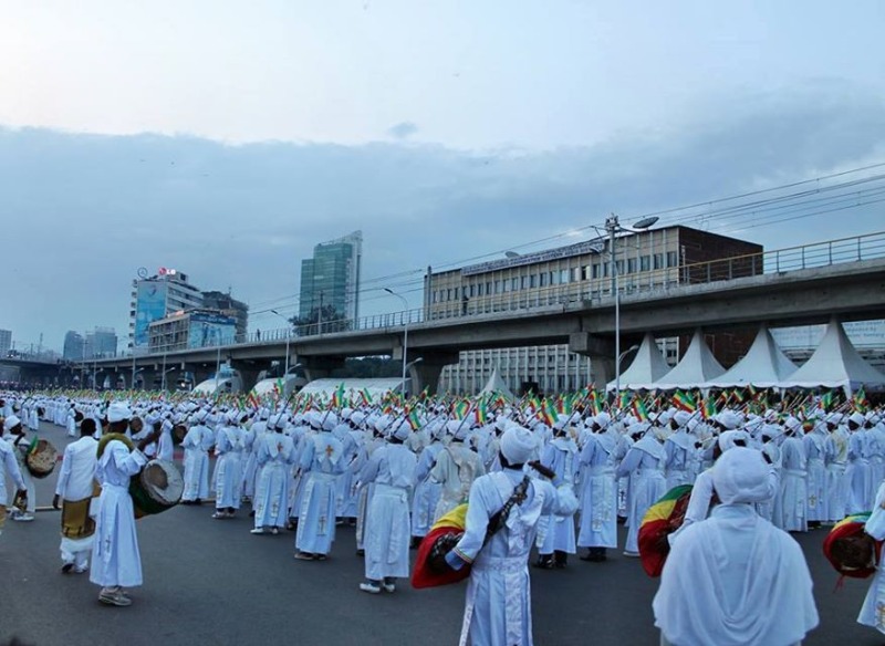 Historyczne obchody święta Podwyższenia Krzyża w Etiopii
