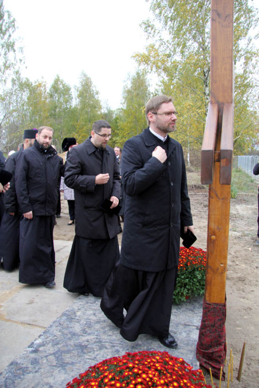 Poświęcenie placu budowy cerkwi Hagia Sophia w Warszawie