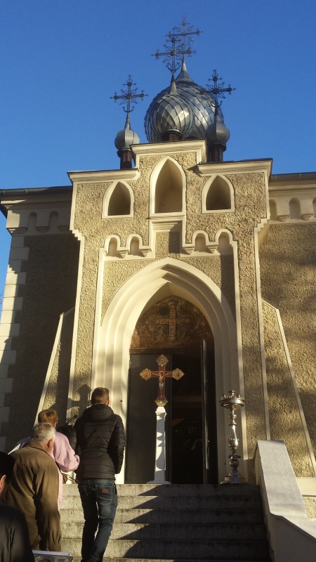 Modlitwa dziękczynna we wsi Chróścin Zamek