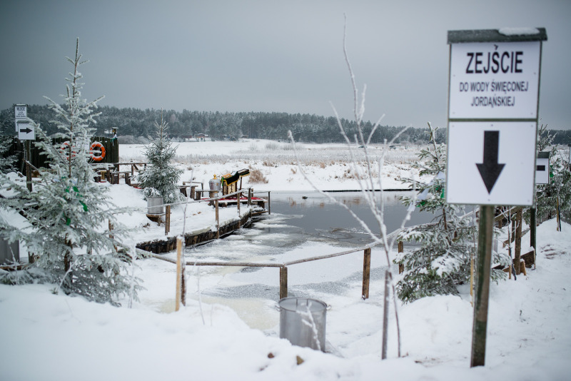 Święto Chrztu Pańskiego w skicie w Odrynkach