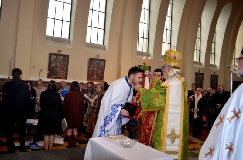 Pierwsza Liturgia w nowej cerkwi polskiej parafii w Brukseli