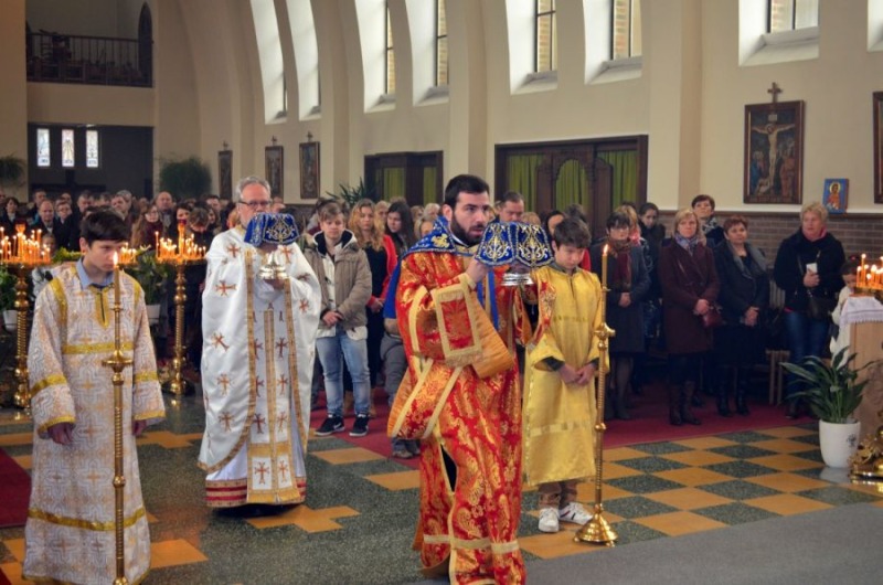 Pierwsza Liturgia w nowej cerkwi polskiej parafii w Brukseli