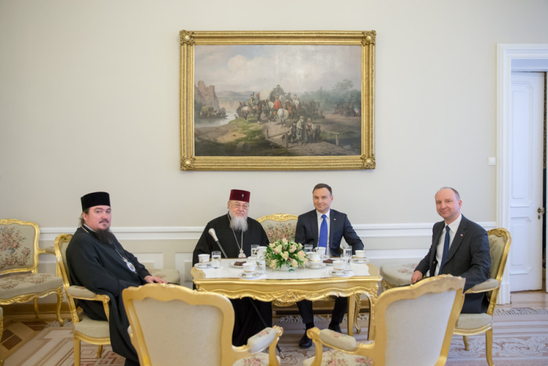 Przekazanie ikony Św. Apostoła Andrzeja Prezydentowi RP