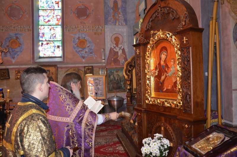 Poświęcenie ikon i kiotów w Gródku