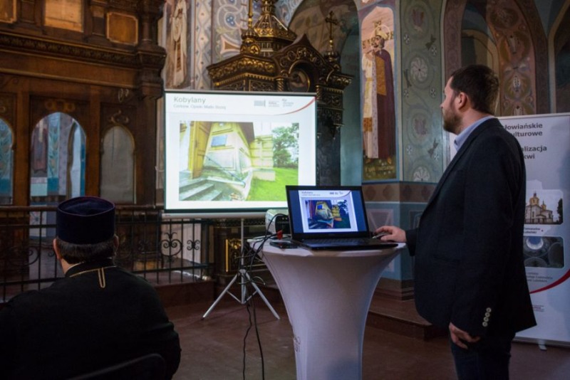 Konferencja kończąca projekt remontu siedmiu zabytkowych cerkwi