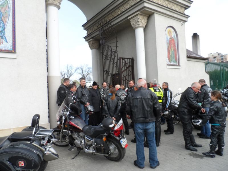Motocykliści w Zamościu rozpoczęli sezon modlitwą