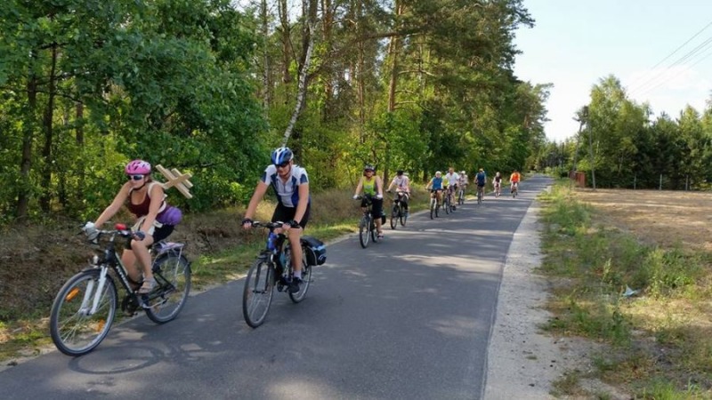 Pielgrzymi na rowerach