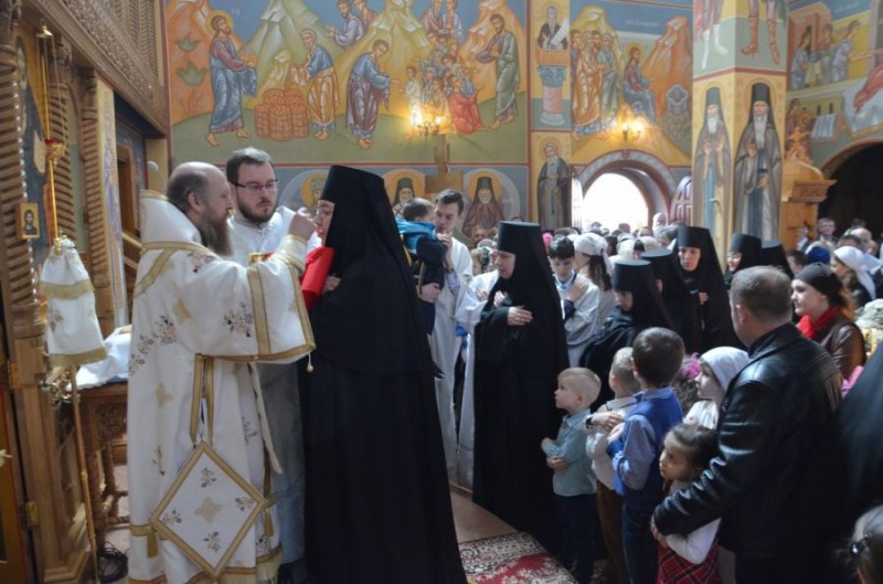 Paschalne uroczystości w monasterze w Zwierkach