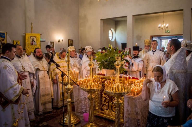 Poświęcenie cerkwi w Zbuczu