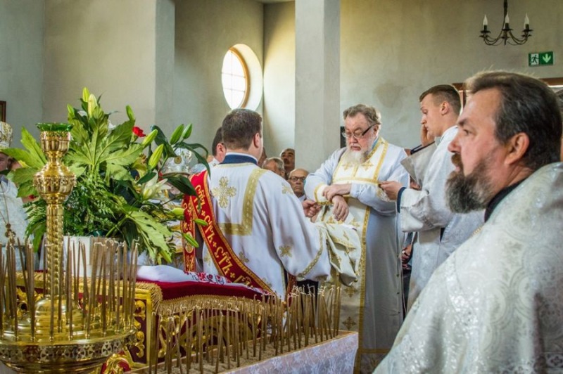 Poświęcenie cerkwi w Zbuczu
